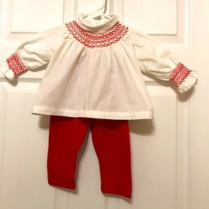 Sears Vintage Infant 2Pc Pant Set